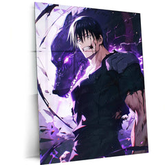 Toji Fushiguro – The Sorcerer Assassin | Jujutsu Kaisen Metal Poster2 - TURTLEWINGS