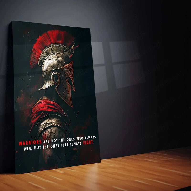 Spartans Quote Metal Poster - TURTLEWINGS