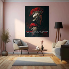 Spartans Quote Metal Poster - TURTLEWINGS