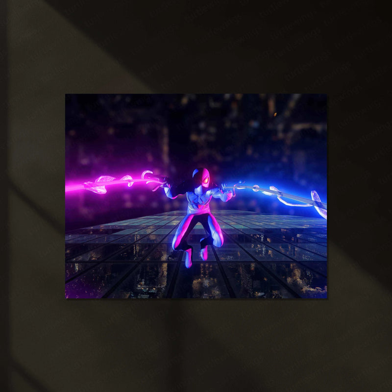 Spider-Man Neon LED Metal Poster - TURTLEWINGS