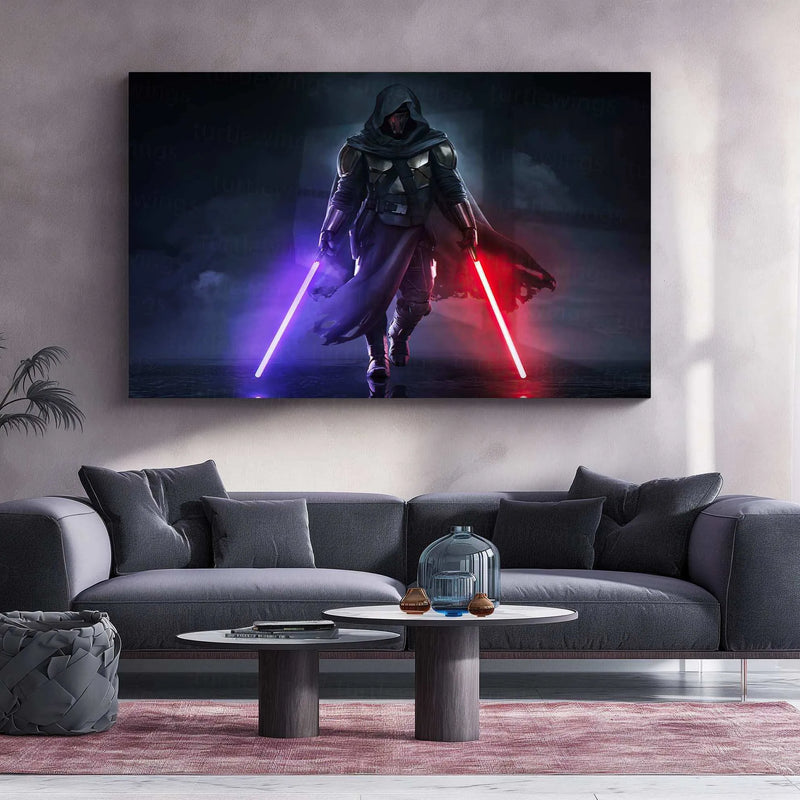 Star Wars Sith Neon LED Metal Poster - TURTLEWINGS