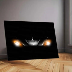 Supercar Predator – Eyes of Speed | Neon LED Metal Poster | Hypercar Night Drive Edition