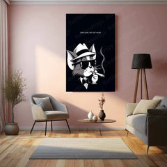 Tom Quote Metal Poster – Classic Cartoon Wisdom | Funny Tom & Jerry Wall Art 2 - TURTLEWINGS