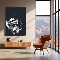 Tom Quote Metal Poster – Classic Cartoon Wisdom | Funny Tom & Jerry Wall Art 2 - TURTLEWINGS