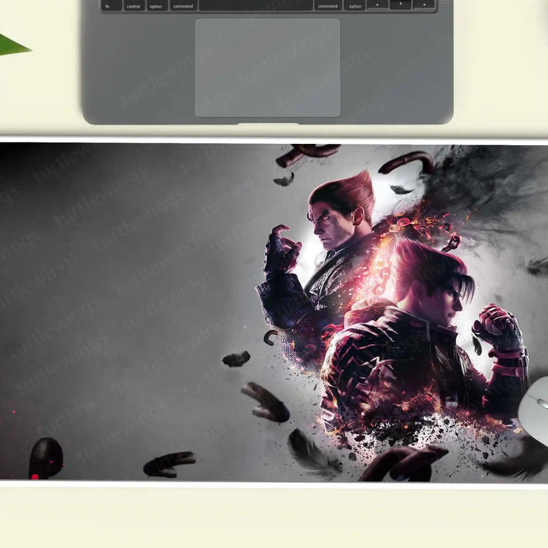 Tekken 8 Deskmat – Heihachi vs Jin Showdown Art