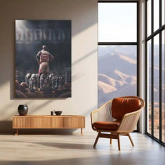 The Legacy of Greatness – Inspirational Metal Frame | Iconic Leadership Wall Art | Timeless Motivation Poster