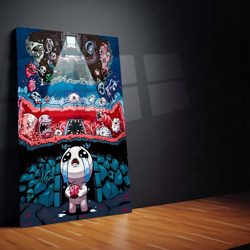 Game Metal poster | The Binding of Isaac – Descent into Madness Metal Frame