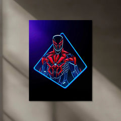 The Spider-Man Neon LED Metal Poster â Marvel Superhero Wall Art - TURTLEWINGS