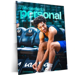 This Comeback Is Personal – Revenge Mindset Motivational Metal Frame