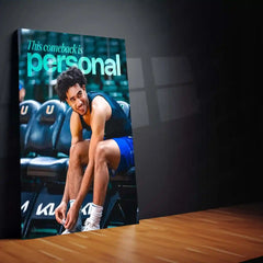 This Comeback Is Personal – Revenge Mindset Motivational Metal Frame