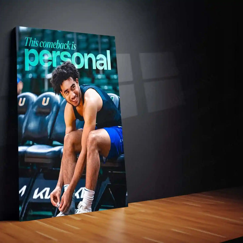 This Comeback Is Personal – Revenge Mindset Motivational Metal Frame