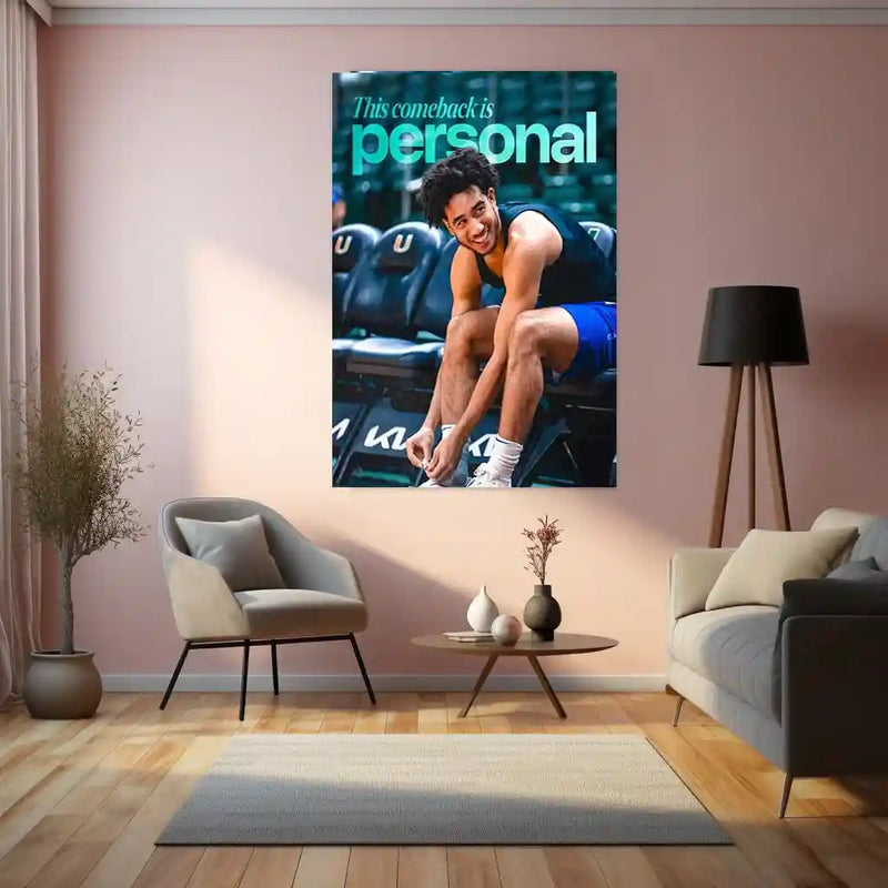 This Comeback Is Personal – Revenge Mindset Motivational Metal Frame