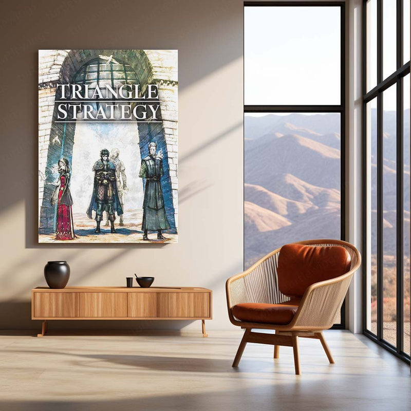 Game Metal poster | Triangle Strategy – Heroes of Norzelia Metal Frame