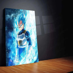 Vegeta Metal Poster – Saiyan Prince Wall Art | Dragon Ball Z Anime Decor - TURTLEWINGS