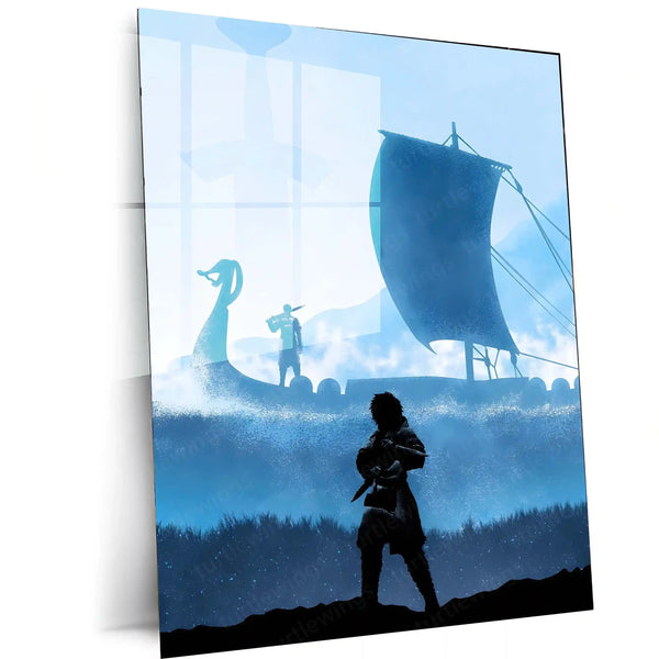 Anime Metal Poster | Vinland Saga – Thorfinn Manga Metal Poster | Viking Anime Wall Frame 02