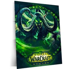 Game Metal Poster | World of Warcraft – Legion Metal Poster | Fantasy Gaming Wall Frame
