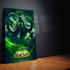 Game Metal Poster | World of Warcraft – Legion Metal Poster | Fantasy Gaming Wall Frame