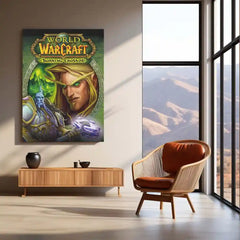 Game Metal Poster | World of Warcraft – The Burning Crusade Metal Poster | Fantasy Gaming Wall Frame