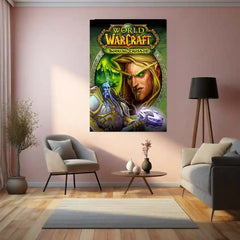 Game Metal Poster | World of Warcraft – The Burning Crusade Metal Poster | Fantasy Gaming Wall Frame