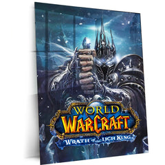 Game Metal Poster | World of Warcraft – Wrath of the Lich King Metal Poster | Fantasy Gaming Wall Frame