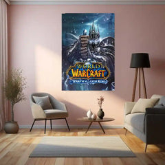 Game Metal Poster | World of Warcraft – Wrath of the Lich King Metal Poster | Fantasy Gaming Wall Frame
