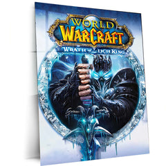 Game Metal Poster | World of Warcraft – Wrath of the Lich King Frost King’s Legacy Metal Poster | Fantasy Gaming Wall Frame