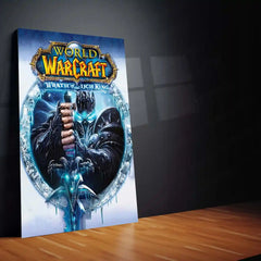 Game Metal Poster | World of Warcraft – Wrath of the Lich King Frost King’s Legacy Metal Poster | Fantasy Gaming Wall Frame