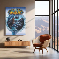 Game Metal Poster | World of Warcraft – Wrath of the Lich King Frost King’s Legacy Metal Poster | Fantasy Gaming Wall Frame