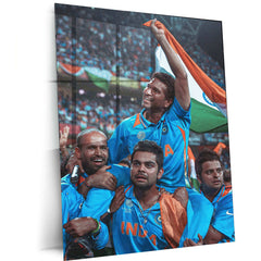 World Cup Sachin Tendulkar Metal Poster – A Tribute to the Cricket Legend - TURTLEWINGS