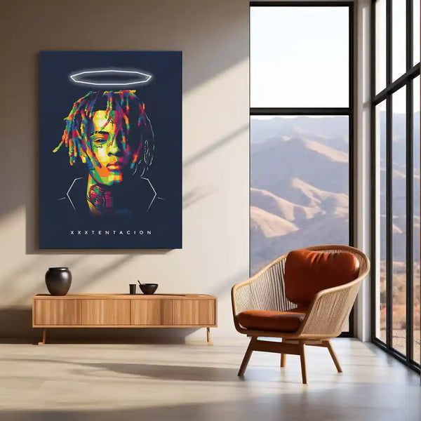 XXXTentacion – Eternal Legacy | Neon LED Metal Poster | Tribute to the Fallen Icon