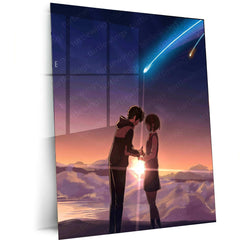Your Name Metal Poster – A Timeless Anime Love Story 1 - TURTLEWINGS