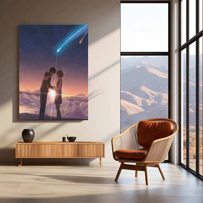 Your Name Metal Poster – A Timeless Anime Love Story 1 - TURTLEWINGS