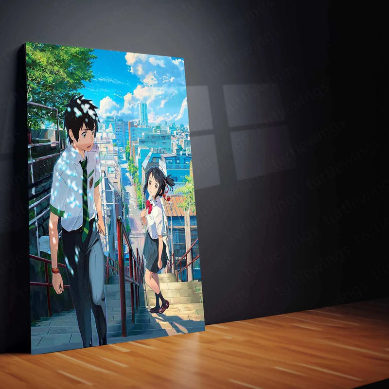 Your Name Metal Poster – A Timeless Anime Love Story 2 - TURTLEWINGS