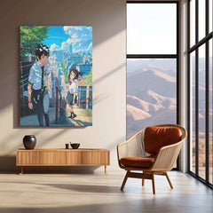 Your Name Metal Poster – A Timeless Anime Love Story 2 - TURTLEWINGS