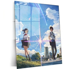 Your Name Metal Poster – A Timeless Anime Love Story 3 - TURTLEWINGS