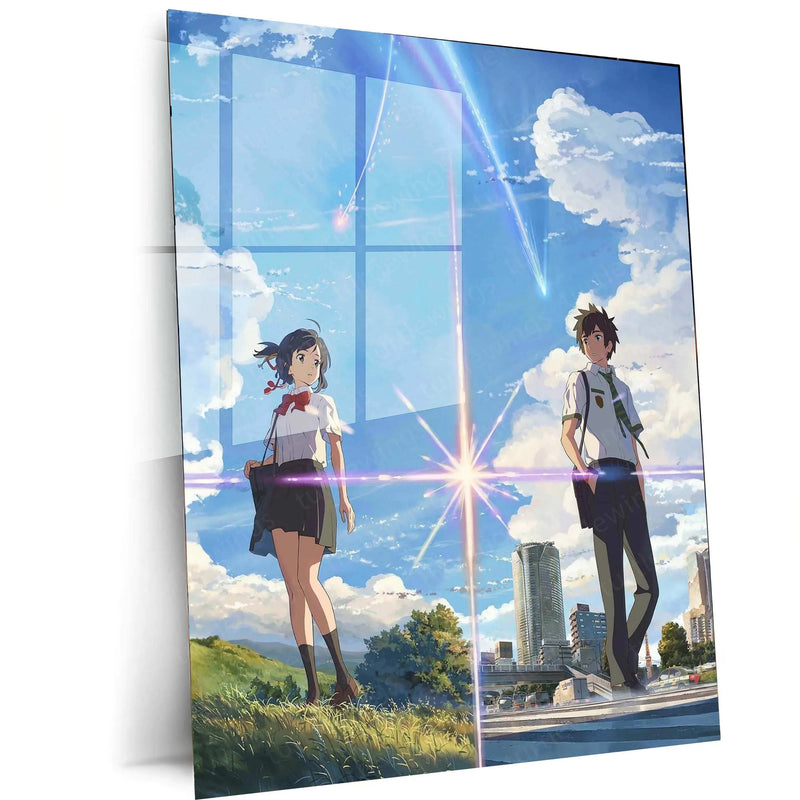 Your Name Metal Poster – A Timeless Anime Love Story 3 - TURTLEWINGS