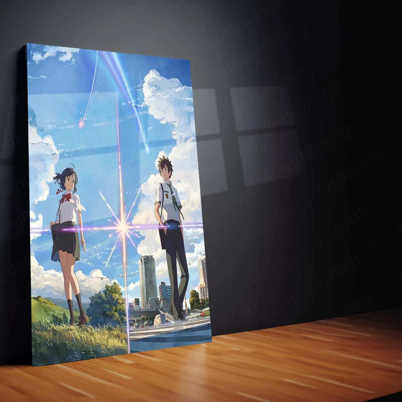 Your Name Metal Poster – A Timeless Anime Love Story 3 - TURTLEWINGS