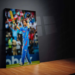 Cricket Metal poster | Sachin Tendulkar Metal Poster – The God of Cricket Wall Art - TURTLEWINGS
