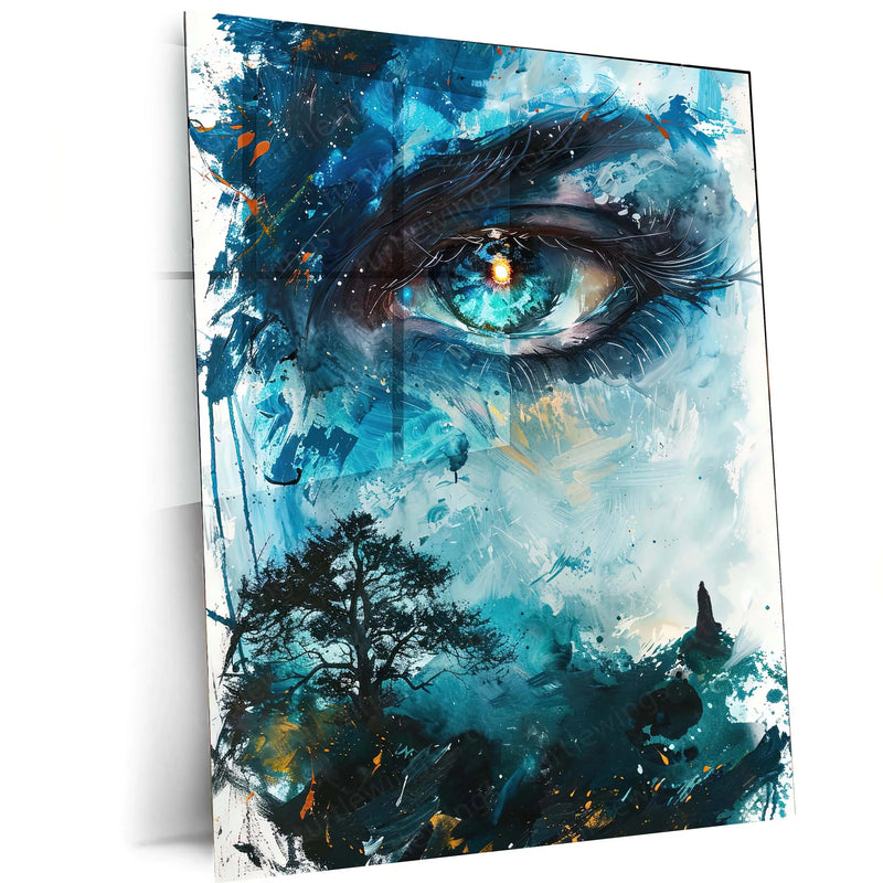 Abstract Metal Poster – Modern & Artistic Wall Decor - TURTLEWINGS