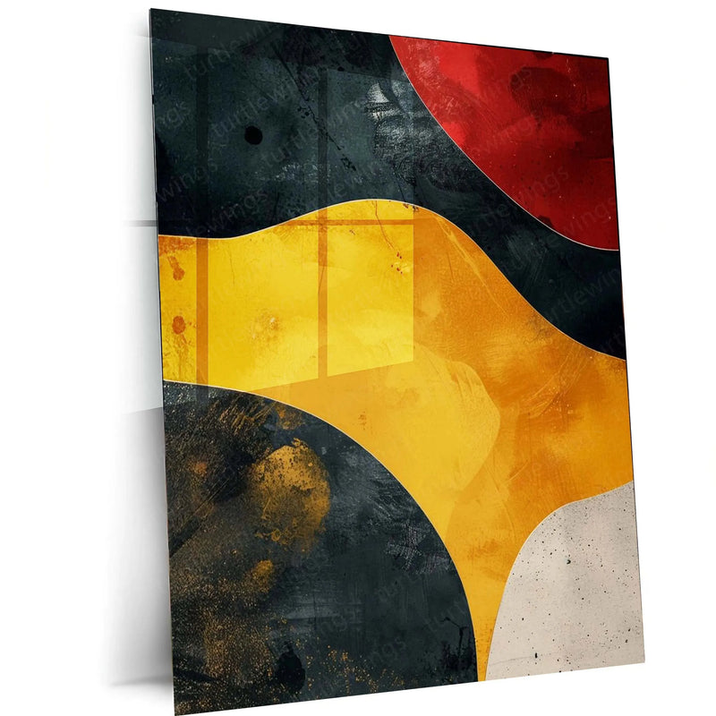 Abstract Metal Poster | Modern Aesthetic Wall Art - TURTLEWINGS
