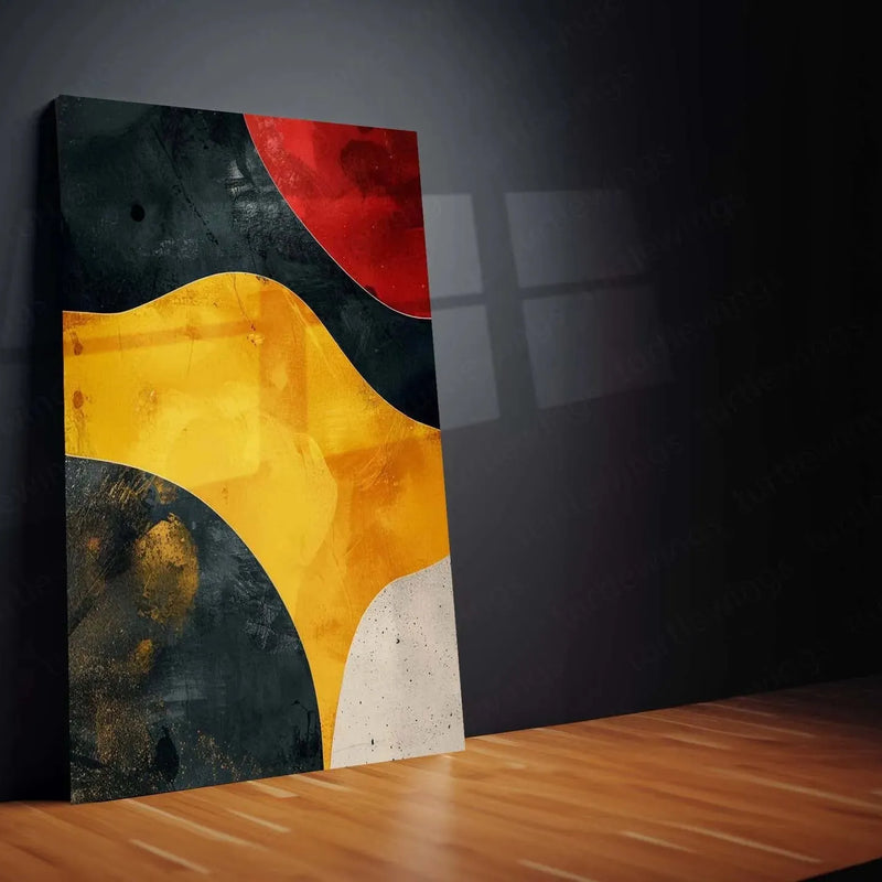 Abstract Metal Poster | Modern Aesthetic Wall Art - TURTLEWINGS