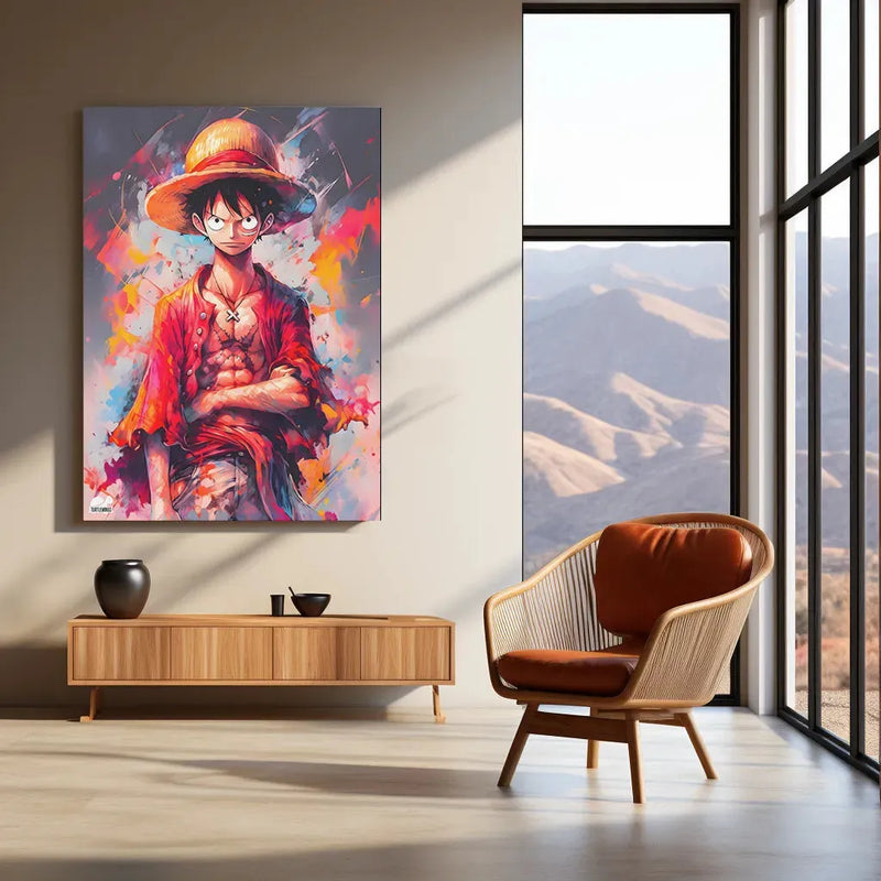 Luffy One Piece Metal Poster - TURTLEWINGS