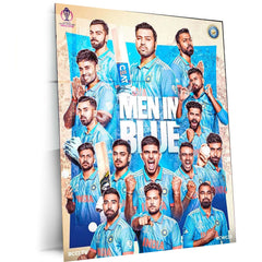 Cricket Metal Poster | Indian Cricket Team Metal Poster – Glory, Passion & Legacy 5 - TURTLEWINGS