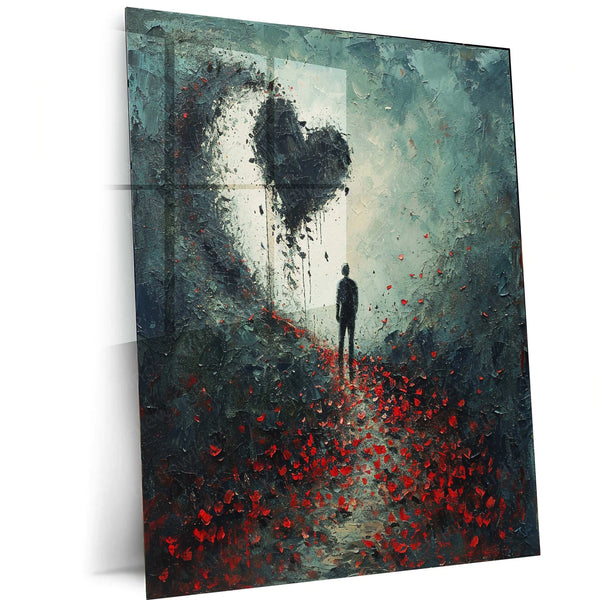 BigLoveNZ Endless Heartbreak Metal Poster – A Symbol of Love & Loss - TURTLEWINGS