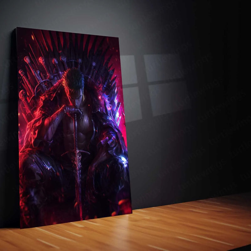 Anime Metal Poster | Berserk Metal Poster | Guts Dark Fantasy Anime Wall Art | Epic Manga Decor - TURTLEWINGS