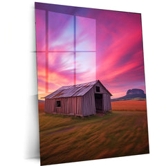 Abstract Art Natural Metal Poster | Modern Nature-Inspired Wall Decor | Minimalist Aesthetic Print2 - TURTLEWINGS