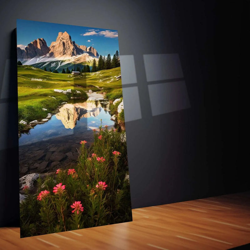 Nature Water House Metal Print - TURTLEWINGS