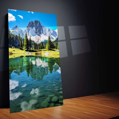 Nature Metal Poster | Scenic Landscape Wall Art | Tranquil & Aesthetic Decor - TURTLEWINGS