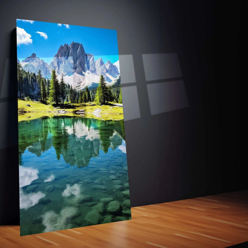 Nature Metal Poster | Scenic Landscape Wall Art | Tranquil & Aesthetic Decor - TURTLEWINGS