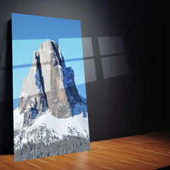 Snow Mountains Metal Print - TURTLEWINGS